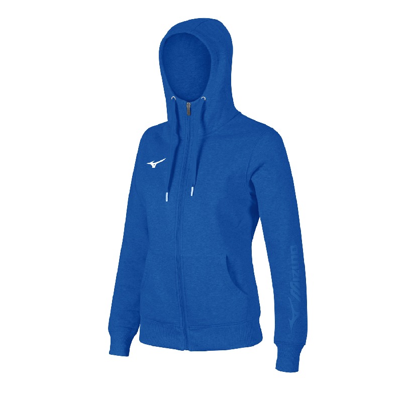 MIZUNO FELPA CAPPUCCIO E ZIP SWEAT