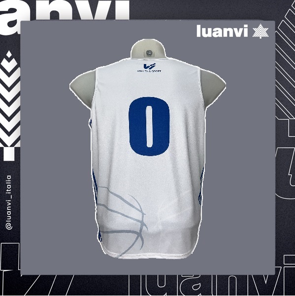 LUANVI CANOTTA BASKET REVERSIBILE