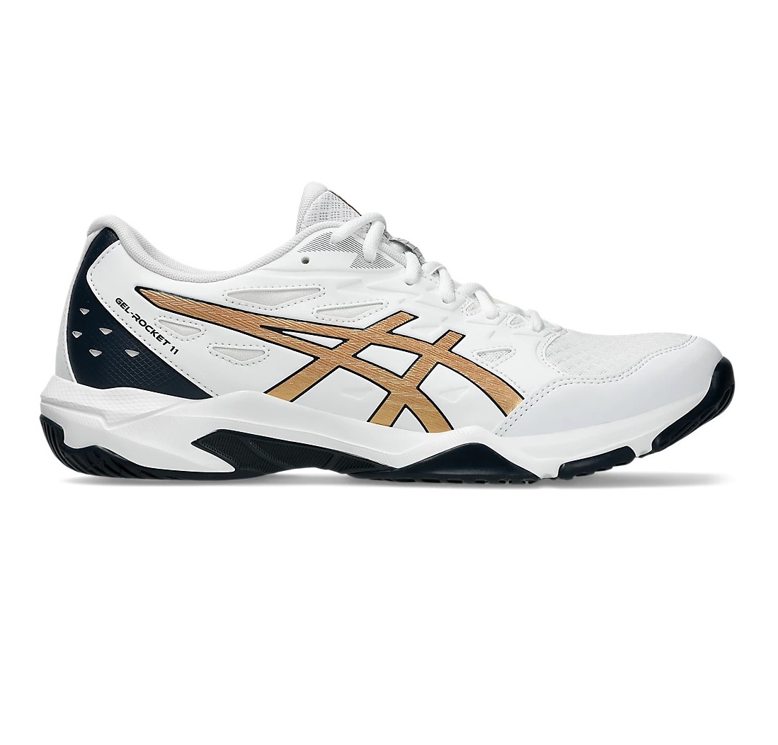 ASICS GEL ROCKET 11 W WHITE PURE GOLD